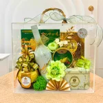 Hộp Quà Tết Chữ Nhật Trong Suốt - Quà Tặng Tết Sang Trọng - Quà Trang Trí Tết - Giỏ Quà Tết