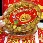 Hộp Quà Tết Hạnh Nhân Rang Bơ 350g - Hộp Ovan Hộp Quà Tết 2026