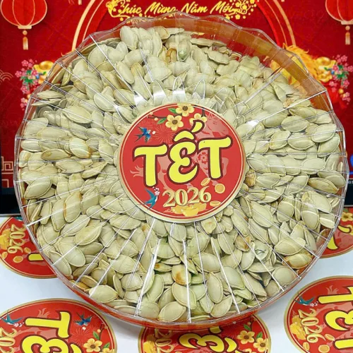 Hộp Quà Tết Hạt Bí Trắng 400g - Hộp Sun Khía Hộp Quà Tết 2026