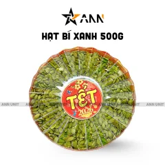 Hộp Quà Tết Hạt Bí Xanh Sấy Mộc Thơm Ngon 500g - Hộp Sun Khía Hộp Quà Tết 2026