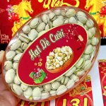 Hộp Quà Tết Hạt Dẻ Cười 400g - Hộp Ovan Hộp Quà Tết 2026