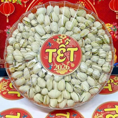 Hộp Quà Tết Hạt Dẻ Cười 400g - Hộp Sun Khía Hộp Quà Tết 2026