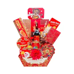 Giỏ Quà Tết Sang Trọng – Quà Tặng Tết Cho Sếp – Quà Trang Trí Tết Cao Cấp - Giỏ Qùa Tết