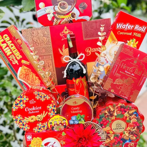 Hộp Quà Tết Sang Trọng – Set Quà Tết Cao Cấp – Quà Tặng Tết Ý Nghĩa - Quà Trang Trí Tết - Giỏ Quà Tết