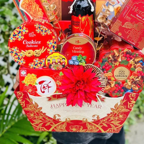 Hộp Quà Tết Sang Trọng – Set Quà Tết Cao Cấp – Quà Tặng Tết Ý Nghĩa - Quà Trang Trí Tết - Giỏ Quà Tết