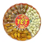 Hộp Quà Tết Set Hạt Dinh Dưỡng Tam Vị 350g - Hộp Sun Khía Hộp Quà Tết 2026