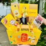 Hộp Quà Tết Sum Vầy – Quà Tặng Tết Cho Người Thân – Quà Trang Trí Tết Nguyên Đán - Giỏ Qùa Tết