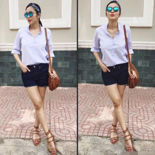 Hướng dẫn mix đồ đẹp với áo sơ mi nữ Hàn Quốc 2019