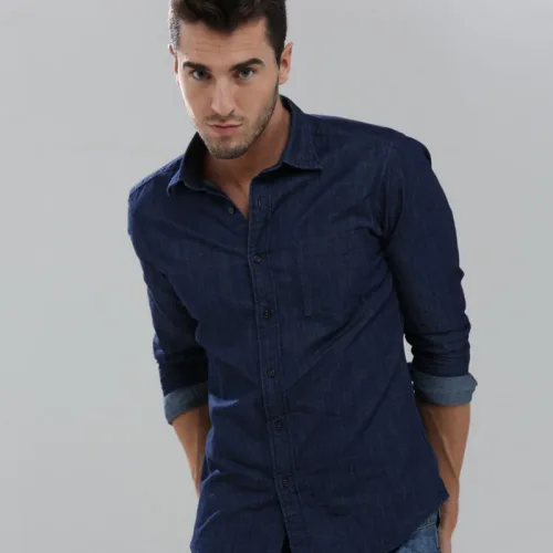 Hướng dẫn phối áo sơ mi nam denim đẹp mạnh mẽ chuẩn 2019