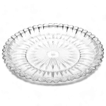 Đĩa Thủy Tinh Đựng Hoa Quả Hình Tròn 28cm