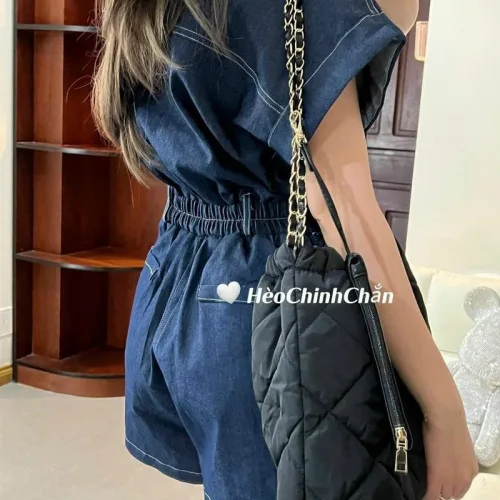 Jump jean cổ sơ mi