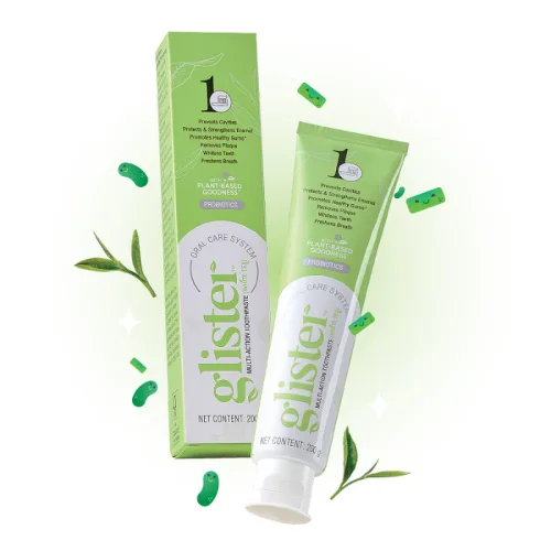 Kem Đánh Răng Amway Glister 200g Màu Xanh Lá - Hỗ Trợ Làm Sạch Mảng Bám Giúp Hơi Thở Thơm Mát