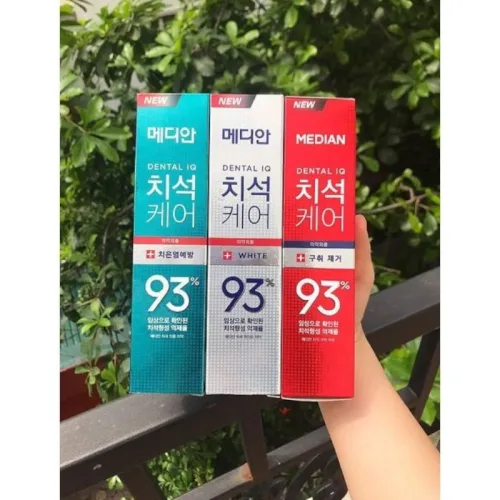 Kem Đánh Răng Median Dental IQ 93% Hàn Quốc 120g - Hàng Công Ty Chính Hãng