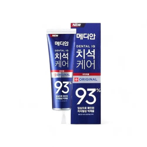 Kem Đánh Răng Median Màu Xanh Dương Dental IQ Tartar Toothpaste 93% Original 120g