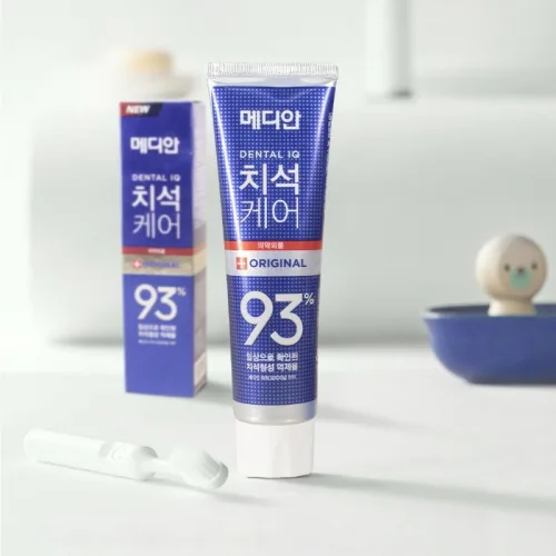 Kem Đánh Răng Median Màu Xanh Dương Dental IQ Tartar Toothpaste 93% Original 120g