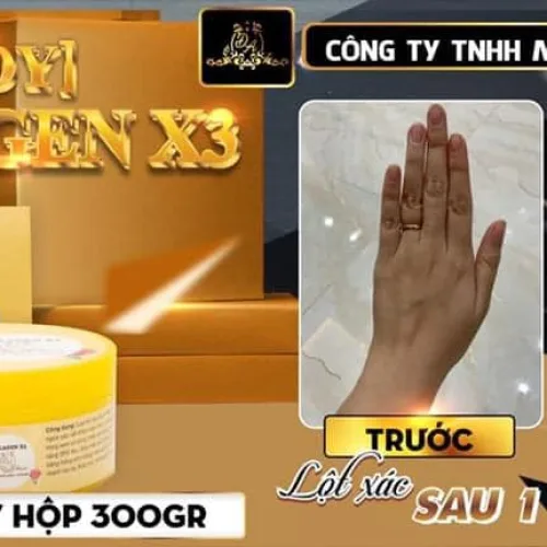 Kem body collagen x3 dưỡng trắng da chuyên sâu