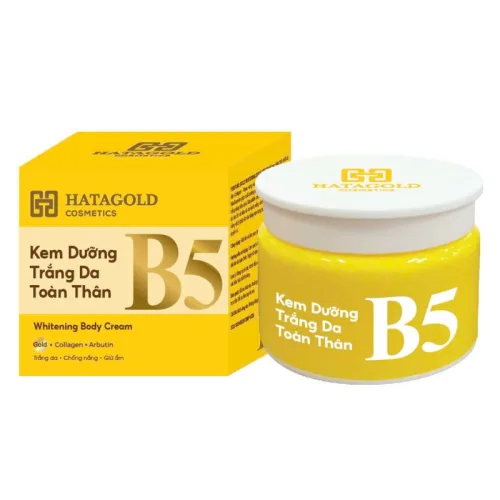 Kem Body Dưỡng Sáng Da B5 Hatagold Cosmetics Màu Kem 100g