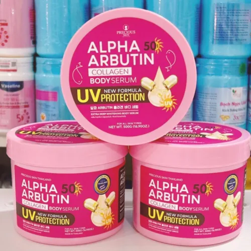 Kem Body Dưỡng Trắng Da Chống Nắng Alpha Arbutin Thái Lan 500g - Kem Body Alpha Arbutin Phiên Bản Mới