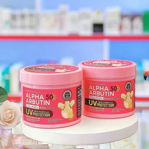 Kem Body Dưỡng Trắng Da Chống Nắng Alpha Arbutin Thái Lan 500g - Kem Body Alpha Arbutin Phiên Bản Mới