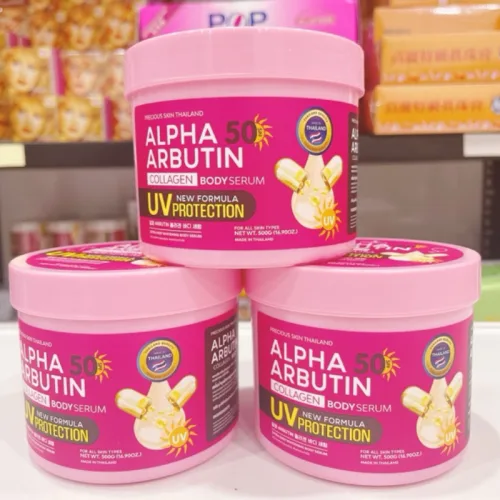 Kem Body Dưỡng Trắng Da Chống Nắng Alpha Arbutin Thái Lan 500g - Kem Body Alpha Arbutin Phiên Bản Mới