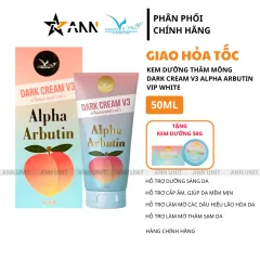 Kem Giảm Thâm Mông Dark Cream V3 Alpha Arbutin Vip White 50ml & Tặng Hộp 50g Chính Hãng