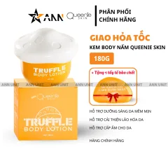 Kem Body Nấm Queenie Skin 180g - Tặng 1 Tẩy Tế Bào Chết Queenie Skin 50g