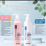 Kem Body Prettyskin Màu Hồng Ban Ngày Glutathione V10 Alpha Arbutin Body Lotion 250ml