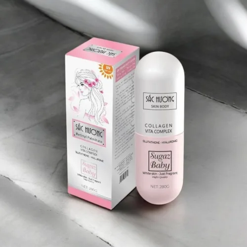 Kem Body Sắc Hương Skin Body Sugaz Baby Hình Viên Thuốc 280ml