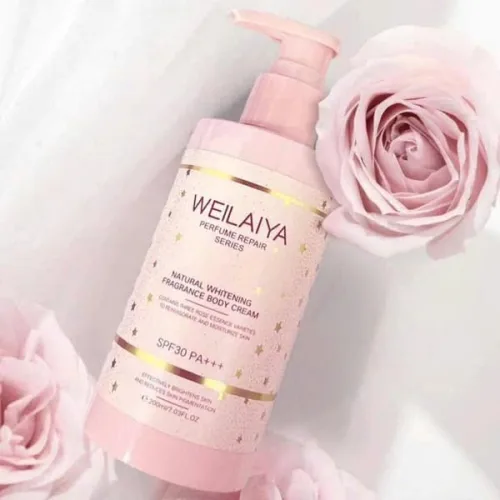 Kem Body Trắng Da Weilaiya Hương Nước Hoa Natural Fragrance Body Cream SPF30 PA+++ 200ml