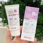 Kem Chống Nắng B5 PrettySkin 50ml Màu Tím - Hỗ Trợ Chống Nắng Dưỡng Sáng Cải Thiện Lão Hóa Da