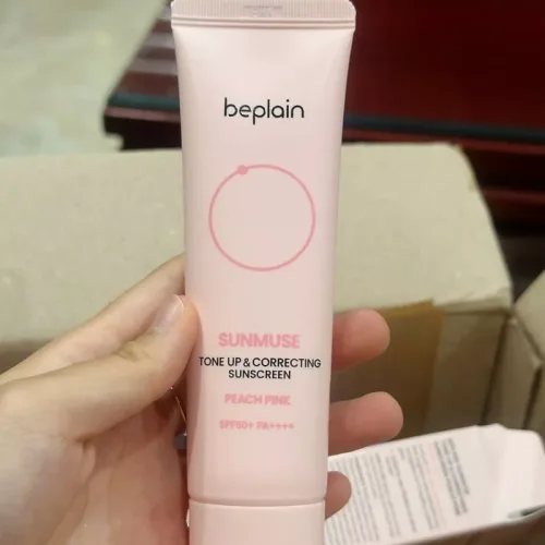 Kem Chống Nắng Beplain Sunmuse Tone Up Màu Hồng Dâu 50ml