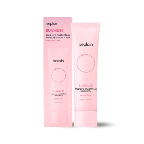 Kem Chống Nắng Beplain Sunmuse Tone Up Màu Hồng Dâu 50ml