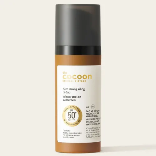 Kem Chống Nắng Bí Đao CoCoon - Dành Cho Da Dầu Mụn Nhạy Cảm 50ml