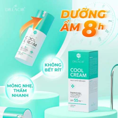 Kem Chống Nắng Cool Cream Face Tuyết Sữa Gạo