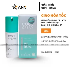 Kem Chống Nắng Dr Lacir Cool Cream Face Tuyết Sữa Gạo Dưỡng Trắng Da Ban Ngày 50g