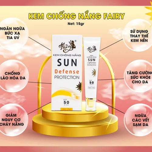 Kem Chống nắng Fairy là một trong những dòng kem chống  nắnɡ phổ dụng được ưa chuộng tại Việt Nam