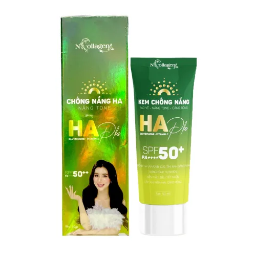 Kem Chống Nắng HA Plus N Collagen Nâng Tone