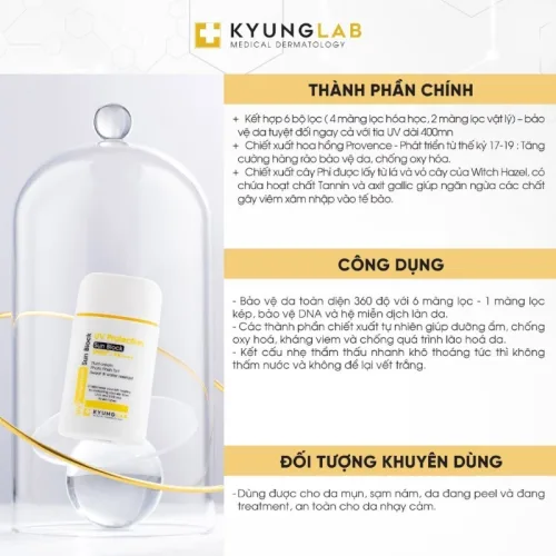 Kem Chống Nắng Kyung Lab Sun Block SPF50+/PA++++ 50ml