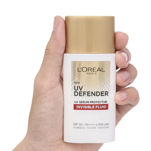 Kem Chống Nắng Loreal Paris Cho Da Thiên Dầu Defender Serum - Invisible Resist SPF50+ PA++++ 50ml Loreal ( Vạch Đỏ)