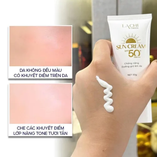 Kem Chống Nắng Lachi Cheese SPF 50+ Royal Sunscreen 50ml - Phiên Bản Mới