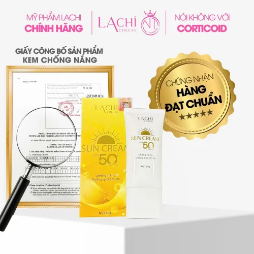 Kem Chống Nắng Lachi Cheese SPF 50+ Royal Sunscreen 50ml - Phiên Bản Mới