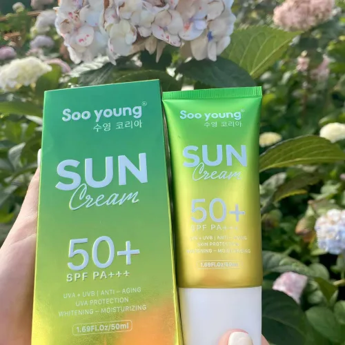 Kem Chống Nắng Lục Tảo Soo Young Phiên Bản Mới Dạng Sữa