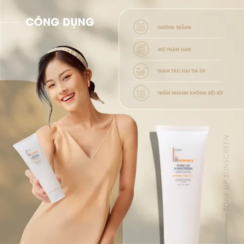 Kem Chống Nắng Nâng Tone The Recovery