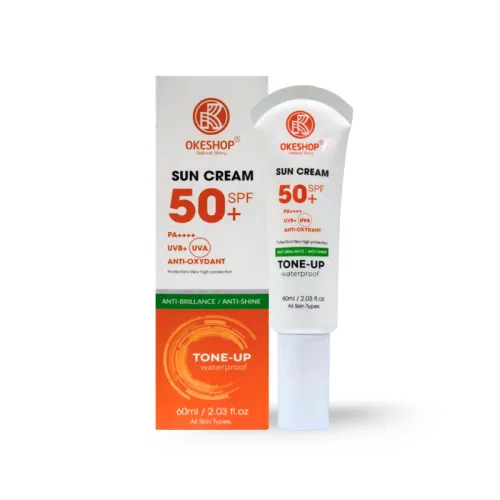 Kem Chống Nắng Okeshop Natural Story Sun Cream 50+ Spf Tone Up Waterproof Đài Loan 60ml