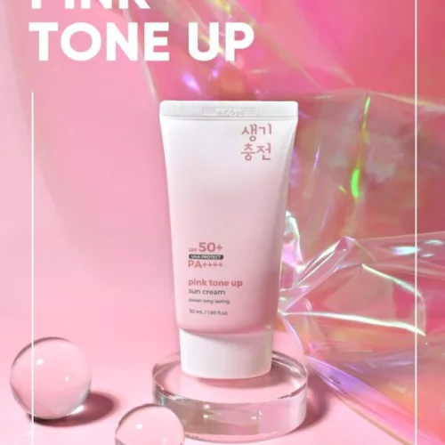 Kem Chống Nắng PrettySkin Pink Tone Up Nâng Tone Trắng Hồng