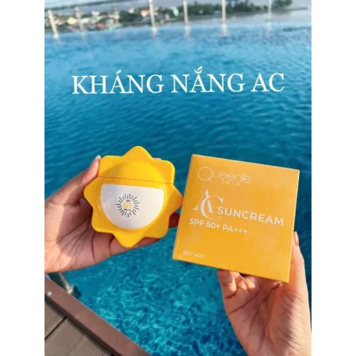 Kem Chống Nắng Queenie Skin SPF50 PA+++ Dành Cho Da Hỗn Hợp Và Dầu 60g