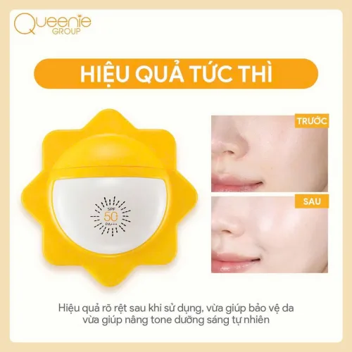 Kem Chống Nắng Queenie Skin SPF50 PA+++ Dành Cho Da Hỗn Hợp Và Dầu 60g