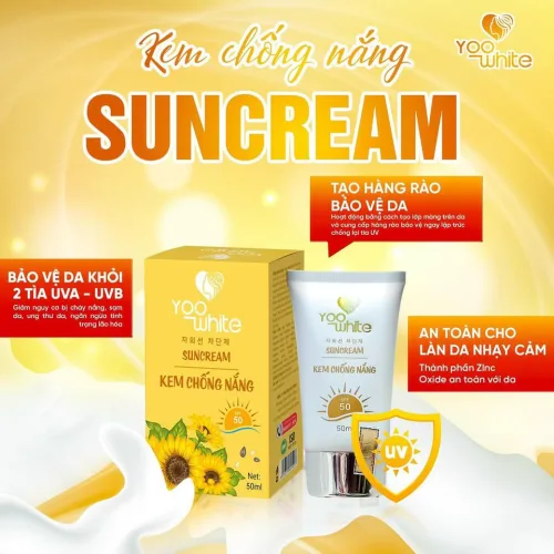 Kem Chống Nắng SunCream Yoo White