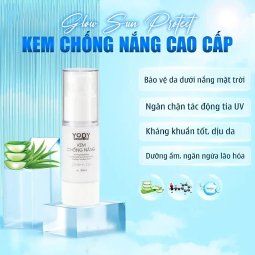 Kem Chống Nắng Yody 30ml Glow Sun