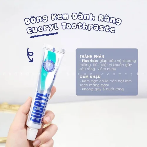 Kem Đánh Răng Giảm Hôi Miệng Eucryl Toothpaste 50ml Của Anh